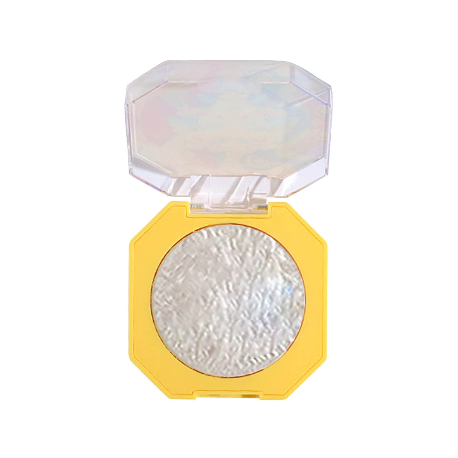 White Highlighter Powder 10ml - Face & Body Makeup for Glow - Mini Milk Stick for Lips & Cheeks - Blue