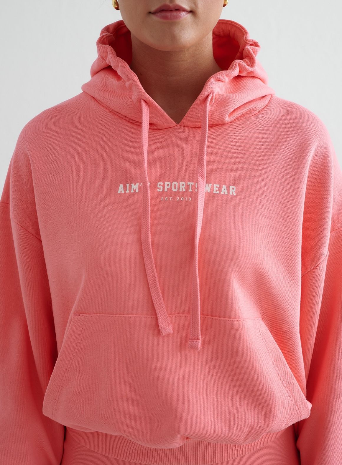 Hibiscus Varsity Chunky Terry Hoodie - Soft Cotton Oversized Pullover for Women & Men - Cozy Loungewear for Casual Wear, Gym, and Street Style