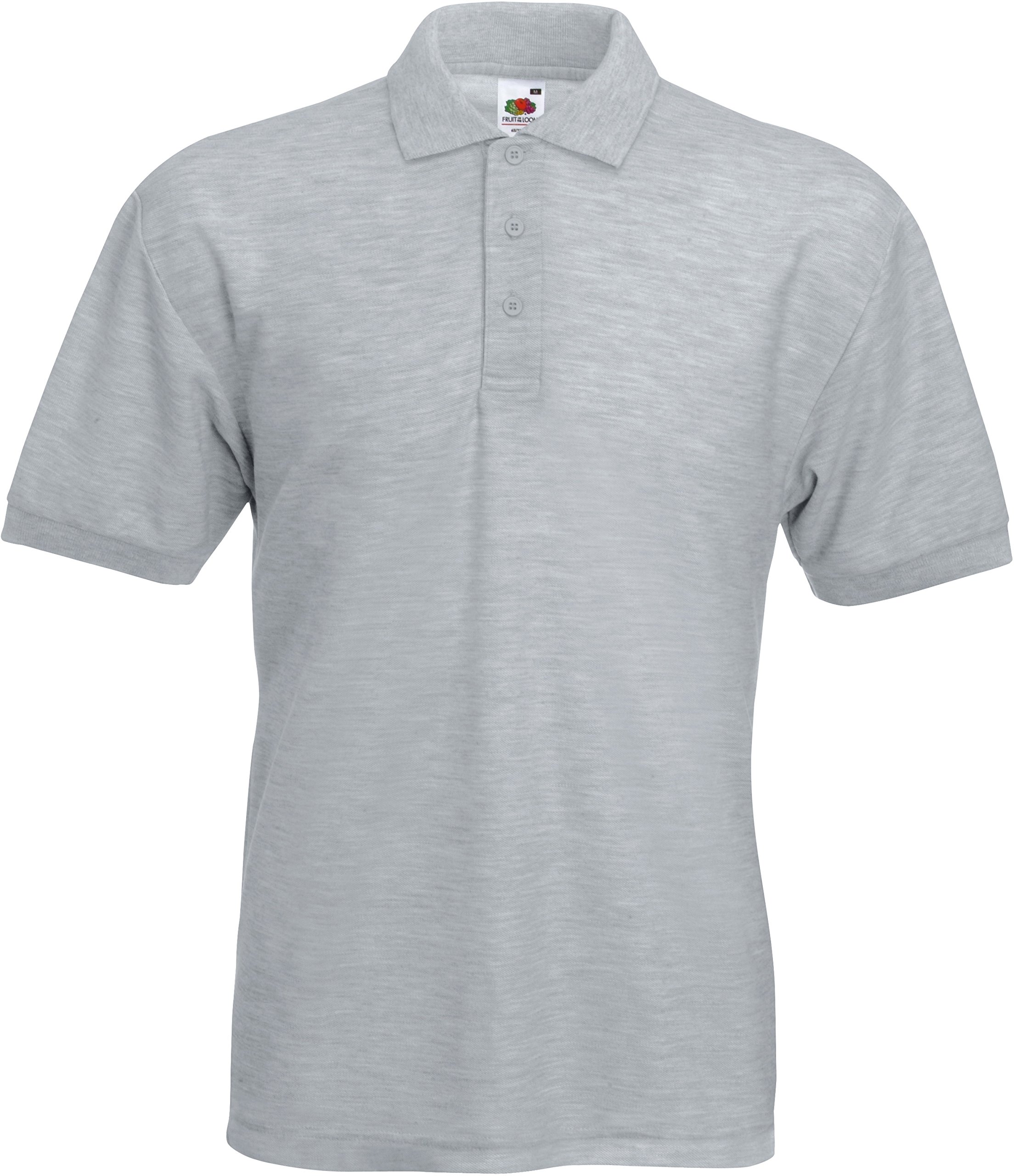 Fruit of the Loom 65/35 Cotton Blend Men's Polo Shirt - Comfortable Casual Wear for Office, Golf & Everyday Use