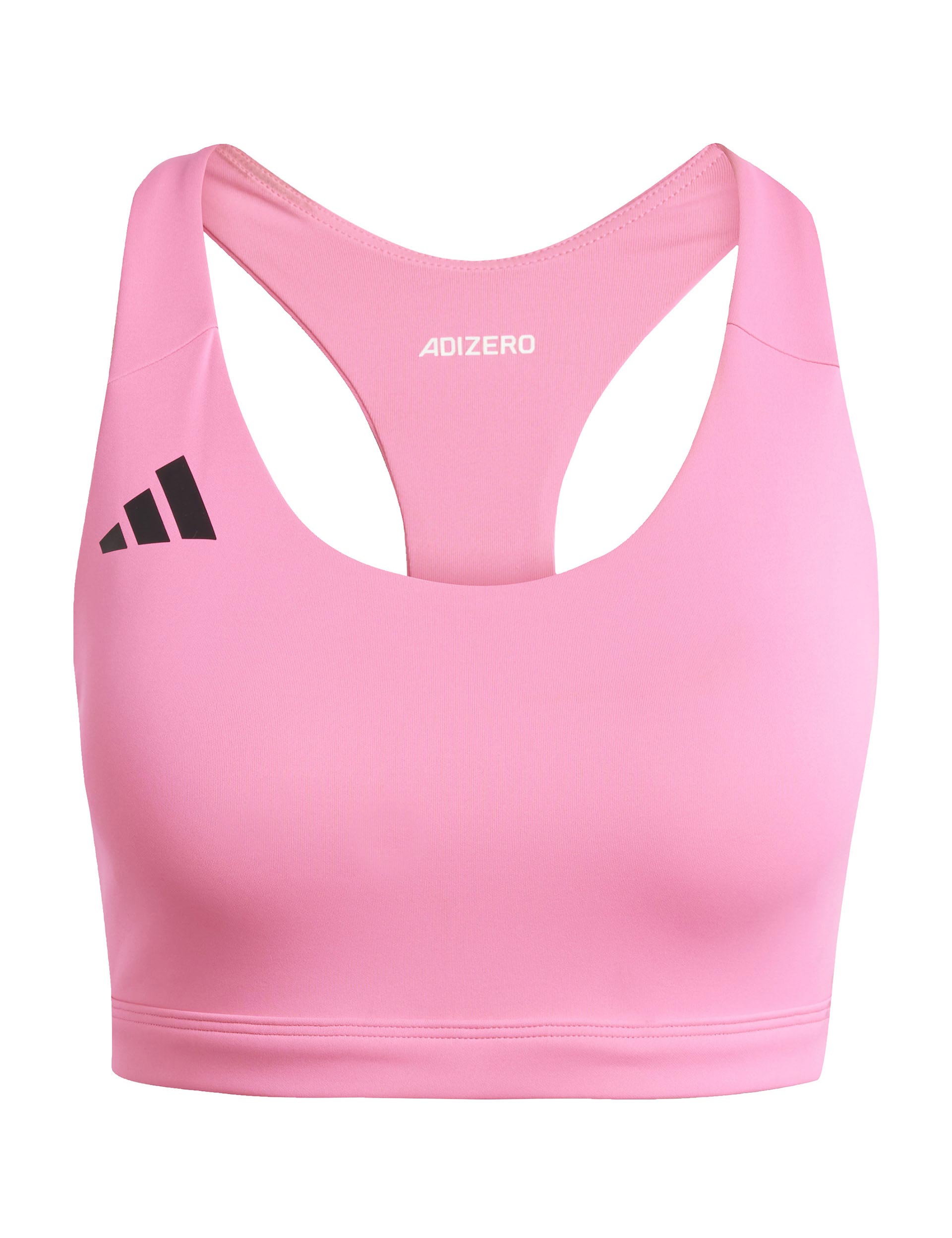 Adizero Essentials Medium Support Sports Bra for Women - Lightweight Running & Workout Top in Lucid Pink - Perfect for Gym, Yoga & High-Intensity Training
