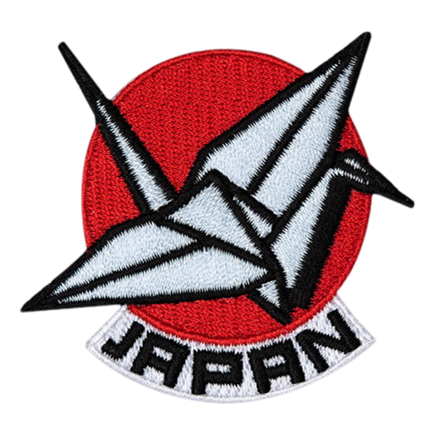 Vagabond Heart Japan Iron-On Patch - Japanese Travel Badge Souvenir for Backpacks, Jackets & Scrapbooks - Perfect for Travel Enthusiasts & Japan Lovers
