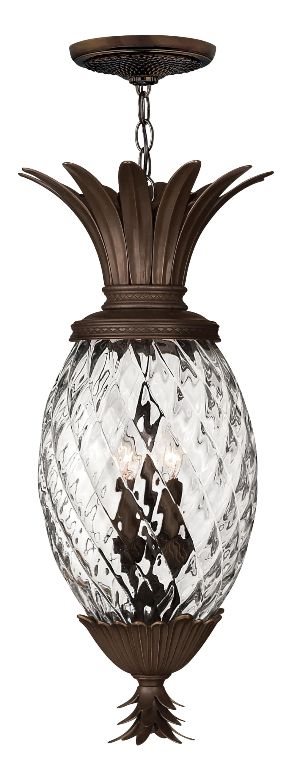 Hinkley Plantation Collection 4-Light Pendant Light Fixture - Copper Bronze Finish for Foyer & Entryway Lighting | Elegant Home Decor