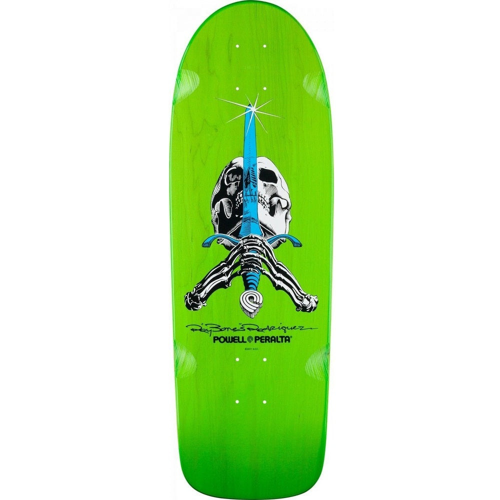 Powell Peralta Rodriguez SAS OG Skateboard Deck 10 Inch - Green | Classic Cruiser for Street & Park Riding