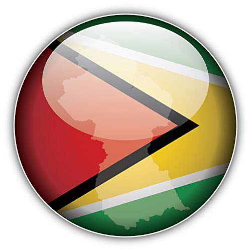 Guyana Flag Vinyl Decal Sticker - 5