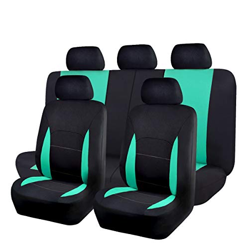 Black Mint green