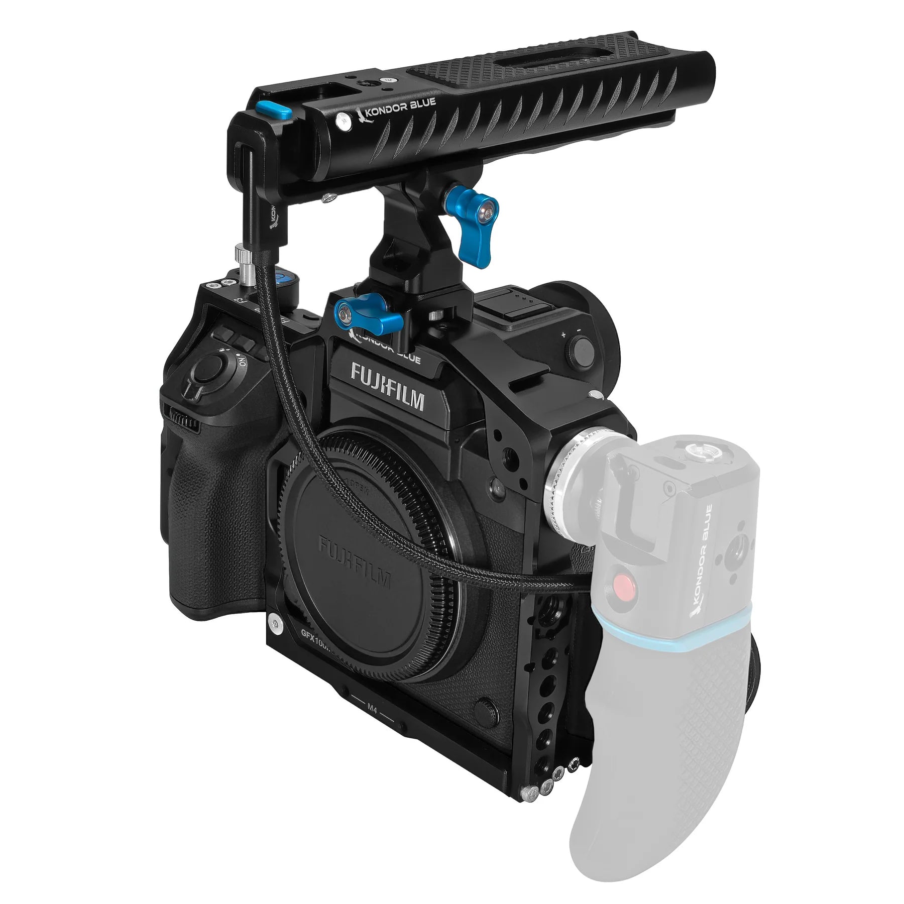 Kondor Blue Fujifilm GFX100 II Camera Cage - Durable Aluminum Alloy Protection for Professional Photography & Videography | Perfect for Studio, Travel & Outdoor Shoots