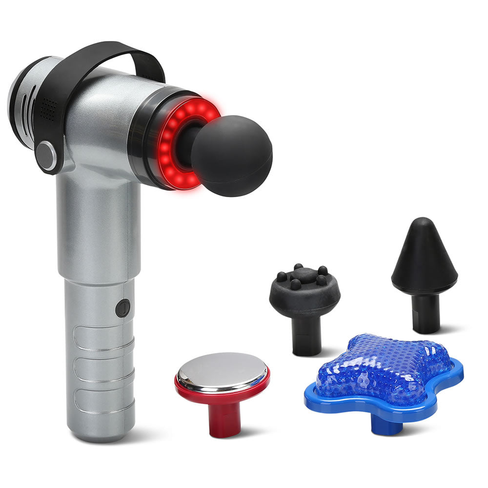 Prosage Thermo Massager - 3 Speed Adjustable Deep Tissue Massage Gun with Interchangeable Heads for Pain Relief, Muscle Recovery & Relaxation | Perfect for Athletes, Gym Lovers & Home Use