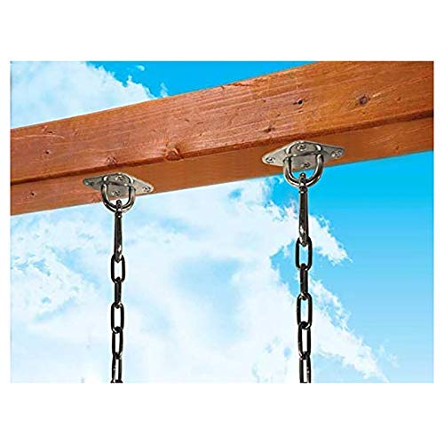 Heavy Duty Hammock Hanging Kit - Wall & Ceiling Mount Anchor Hooks for Hammock Stand, Yoga Swing, Brazilian Hammocks, Indoor/Outdoor Use - Easy Installation for Backyard, Patio & Camping