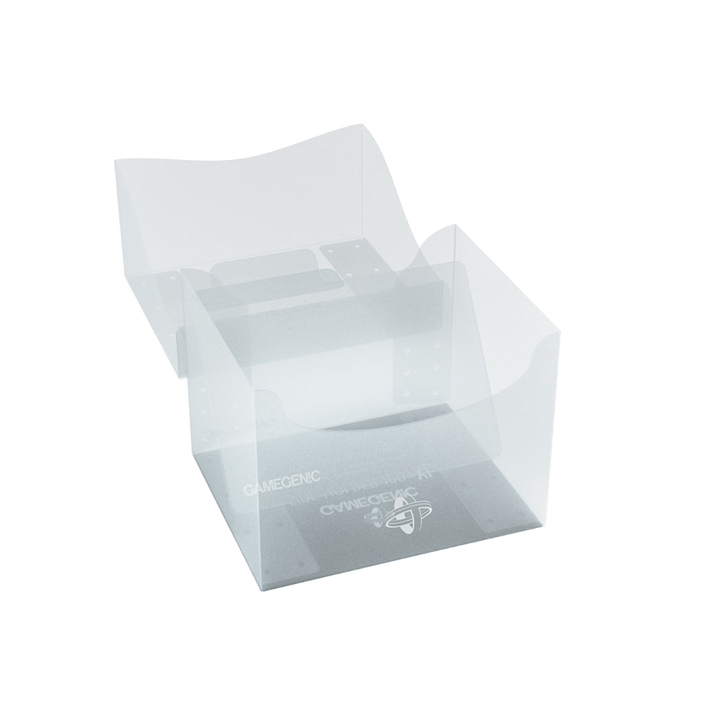 100+ XL Clear Side Holder - Durable Plastic Organizer for Kitchen, Bathroom, Office - Perfect for Storing Spices, Makeup, or Office Supplies