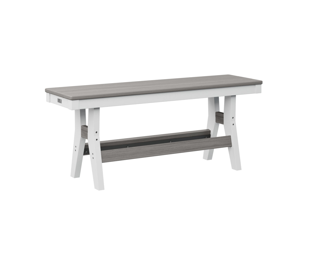Berlin Gardens Harbor 44 Dining Bench - Outdoor Patio Furniture, Weather-Resistant Wooden Dining Bench for Garden, Deck, Backyard - Perfect for Entertaining and Relaxing