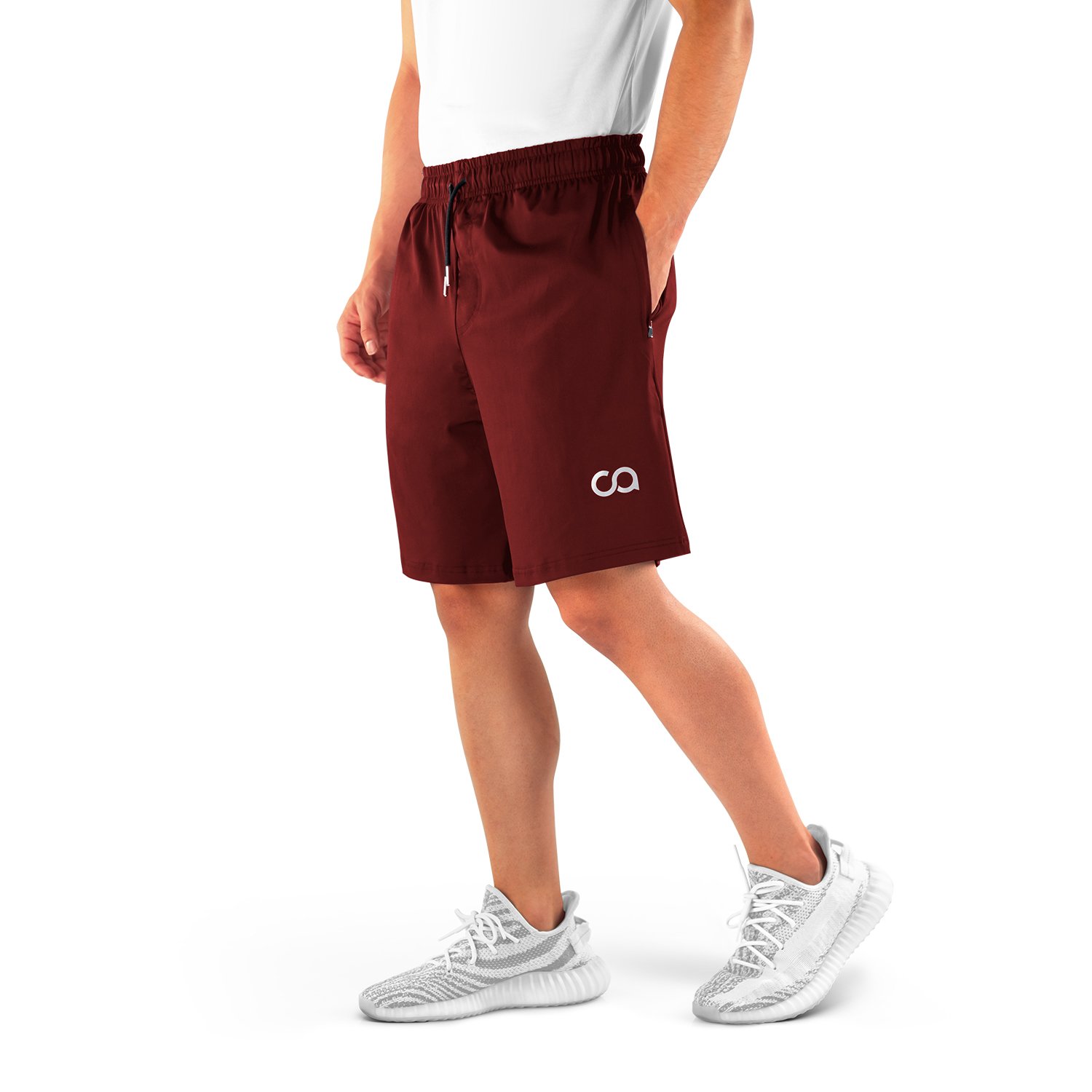 Men's Gym Shorts with Zipper Pockets - Breathable Workout Running Shorts for Training, Jogging & Fitness | Roman Style Athletic Wear for Active Lifestyles