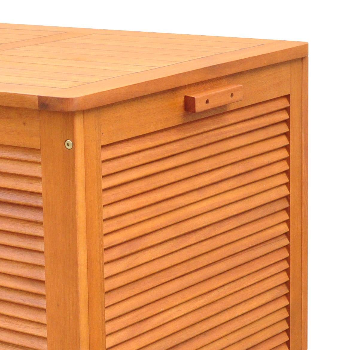 Merry Products BOX0010210000 Waterproof Outdoor Storage Box for Patio, Garden, and Backyard – Perfect for Cushions, Toys, and Gardening Tools
