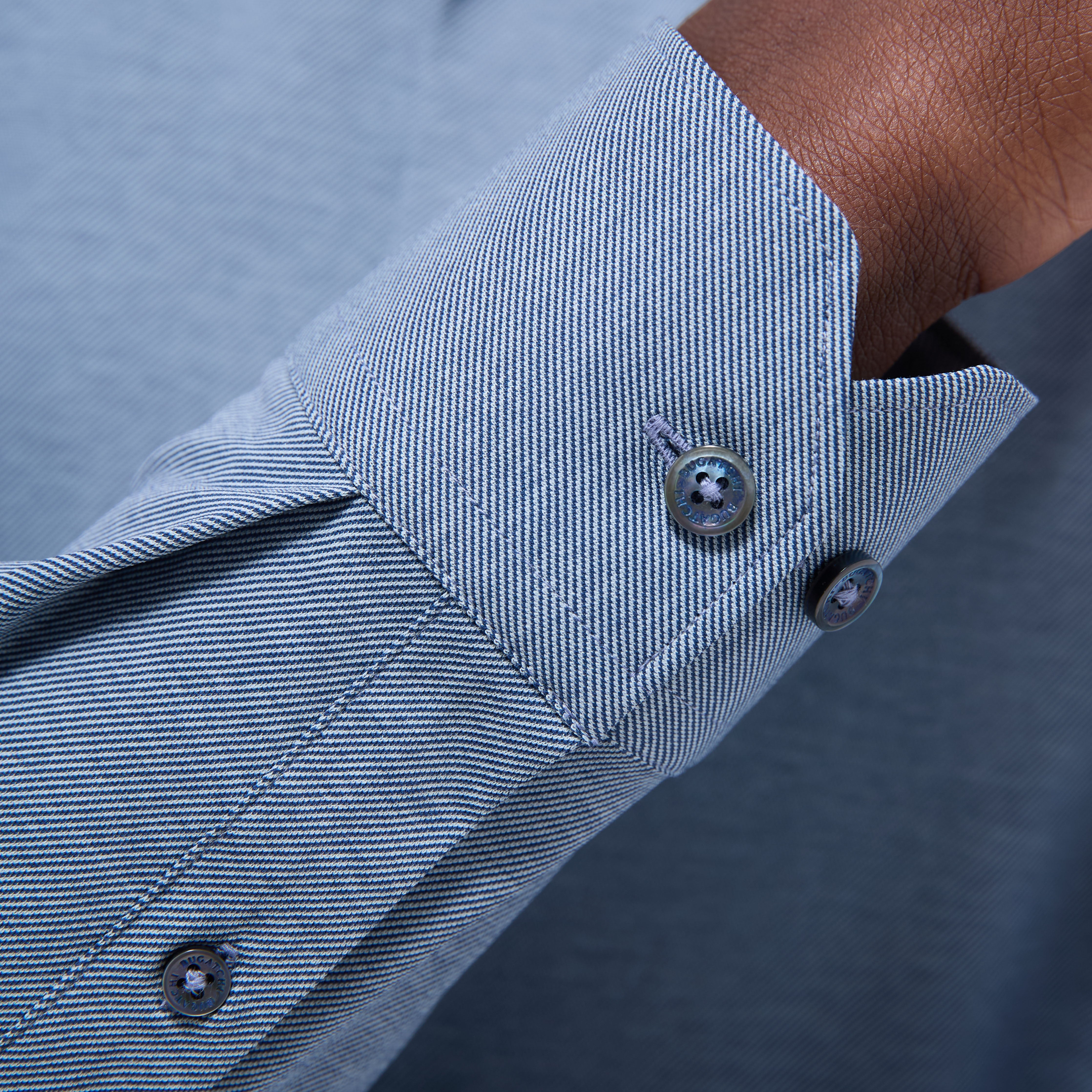 James Diagonal Twill Print OoohCotton Shirt - Premium Comfort Men's Casual Button Down Shirt for Office, Date Night & Outdoor Activities