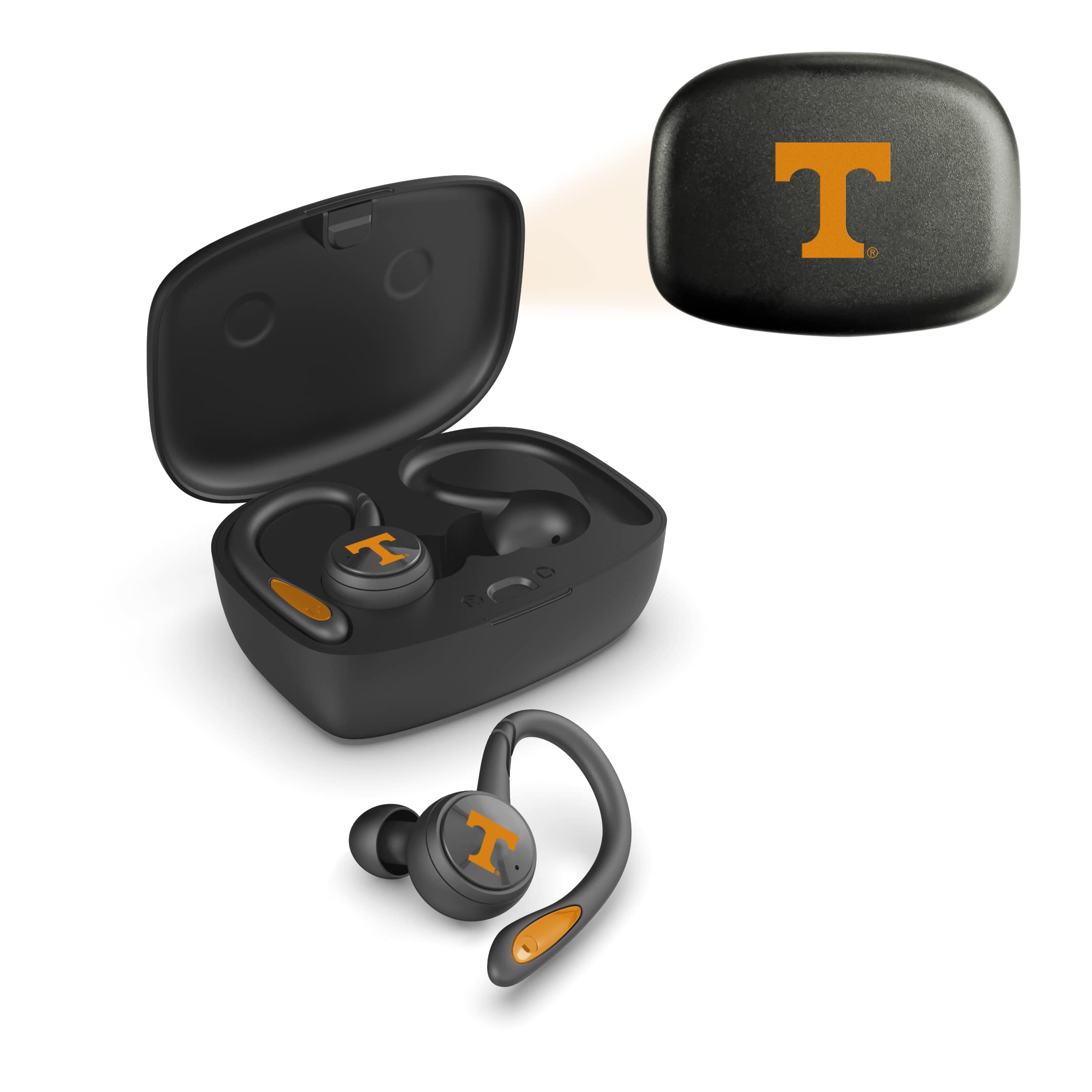 SOAR NCAA Sport True Wireless Earbuds V.5 - Bluetooth 5.0 Earbuds with Noise Cancellation, IPX7 Waterproof for Running, Gym & Workout - Perfect for Sports Enthusiasts & College Fans