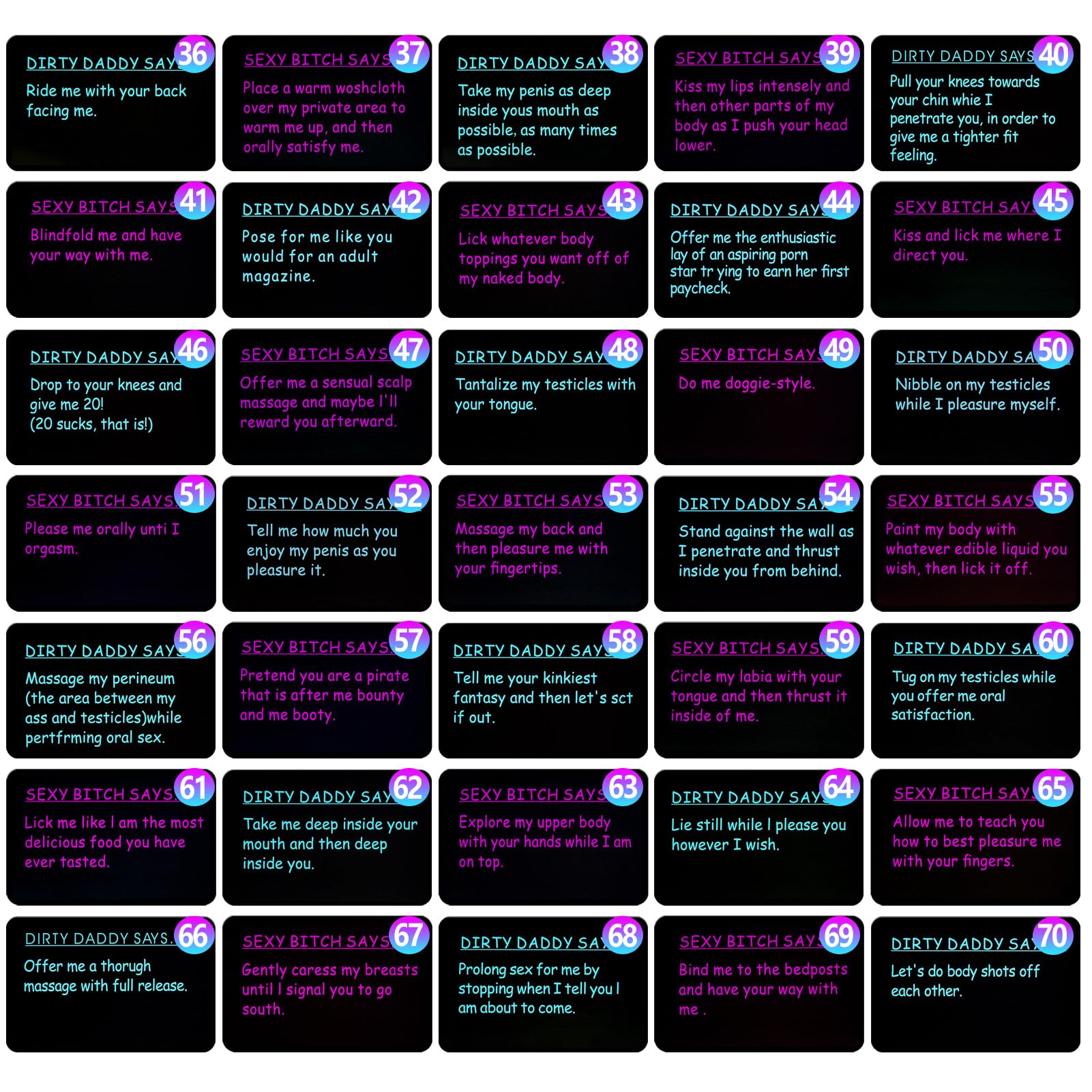 Intimate Couples Card Game - Bedroom Command Sex Deck for Adventurous Lovers | Naughty Party Game & Erotic Playing Cards | Perfect for Date Nights, Anniversaries & Spicing Up Relationships