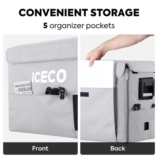 ICECO VL45ProS Insulated Protective Cover for Portable Freezer - Durable & Weatherproof Travel Cooler Accessory | Perfect for Camping, Road Trips & Outdoor Adventures