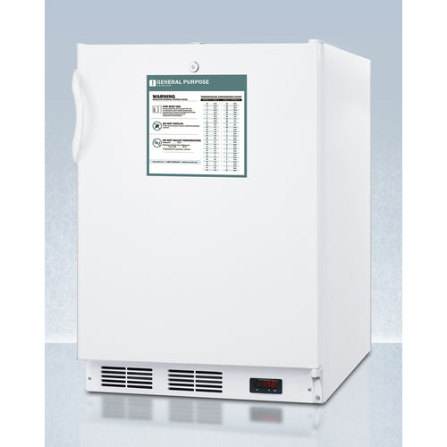 Accucold 24-Inch Wide Built-In All Freezer - ADA Compliant VT65MLBIADAGP | Perfect for Restaurants, Cafes & Commercial Kitchens
