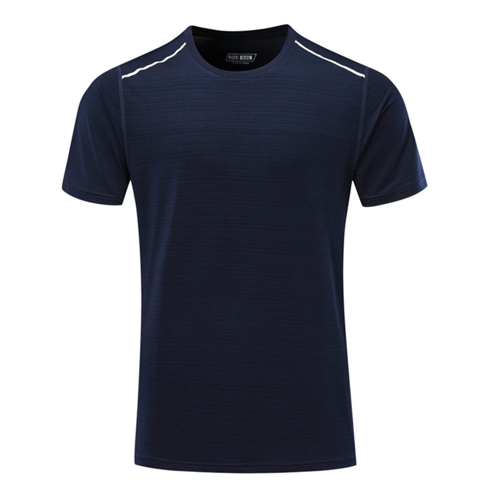 Men's Gym Athletic T-Shirt - Moisture Wicking Workout Shirt with Crew Neck & Short Sleeves for Bodybuilding, Cycling & Training | Perfect for Gym, Running & Sports Activities