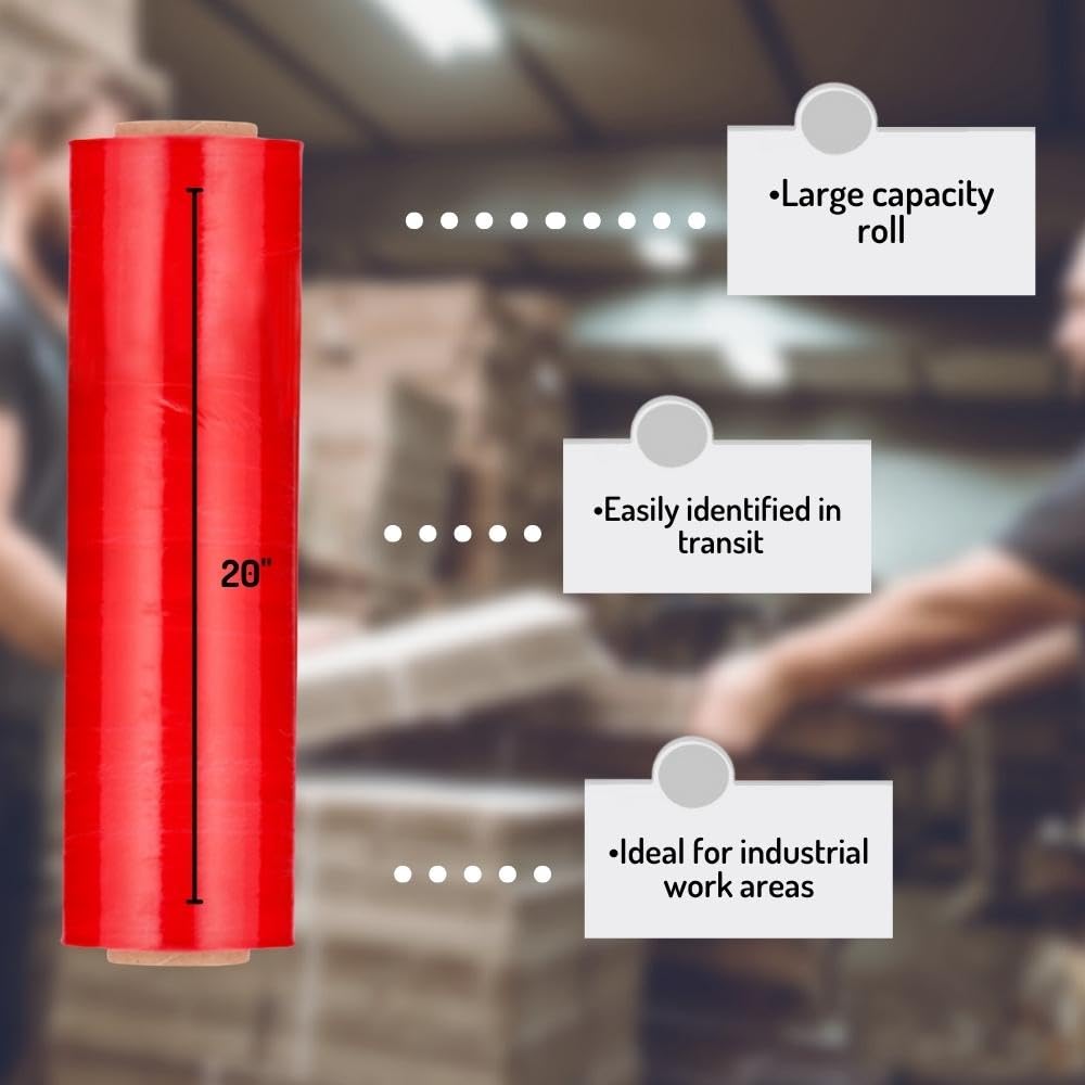 PSBM Red Machine Stretch Wrap - 2 Pack (20