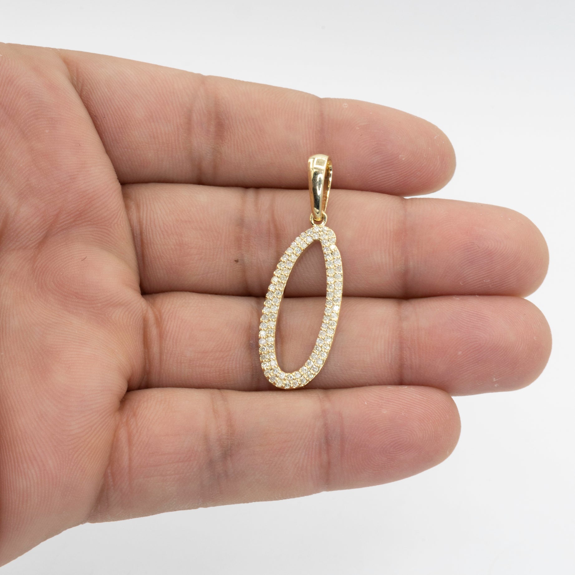 14K Gold Big Initial 