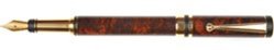 Premium Lanier Elite Fountain Pen with 24K Gold Trim & Purple Maple Burl Wood - Luxury Writing Instrument for Business Gifts, Collectors & Calligraphy Enthusiasts - Perfect for Office Use, Special Occasions & Signature Moments