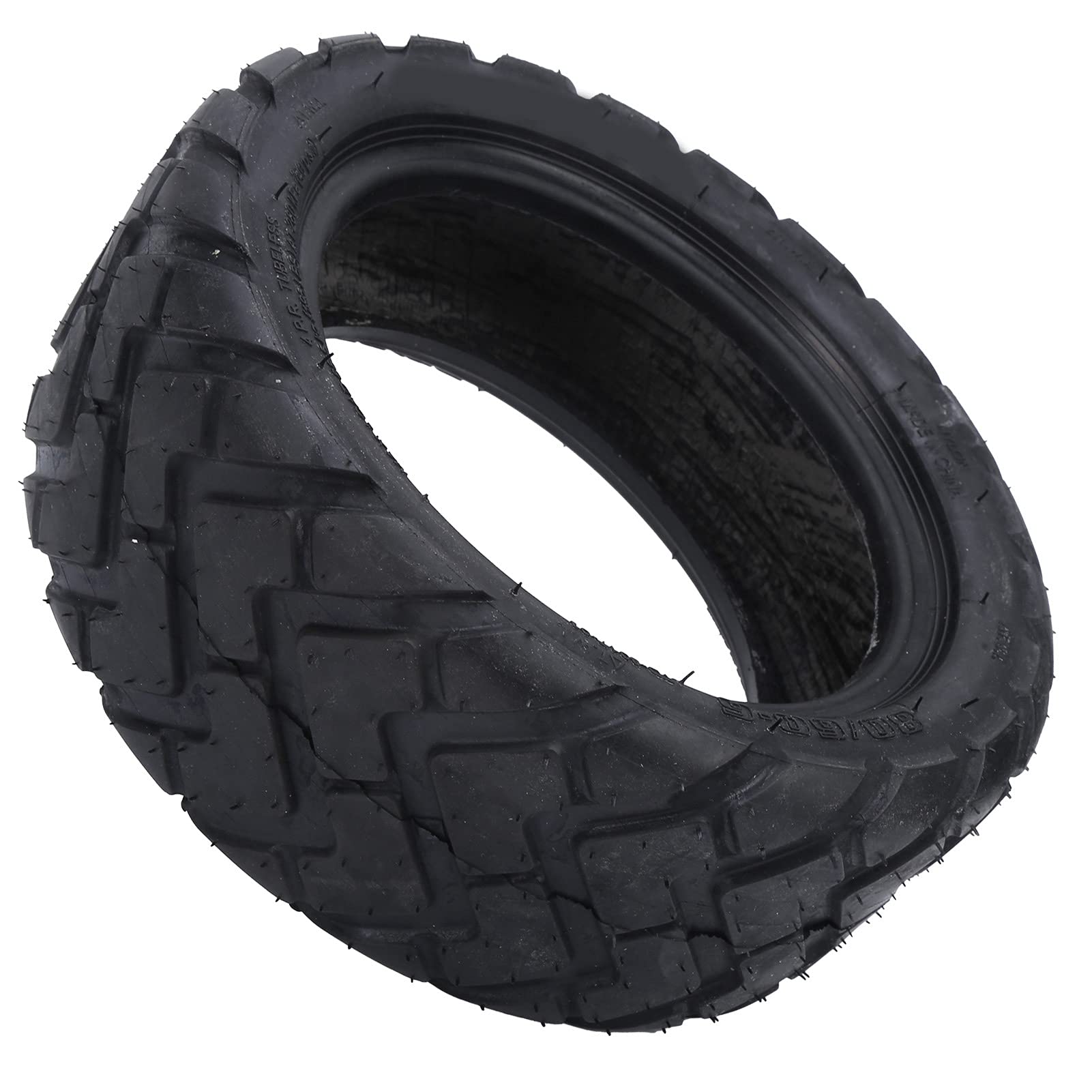 VBESTLIFE 80/60-6 Replacement Vacuum Tubeless Tire for Electric Scooter, Kart & ATV - Durable Rubber Tire for Off-Road & Urban Commuting