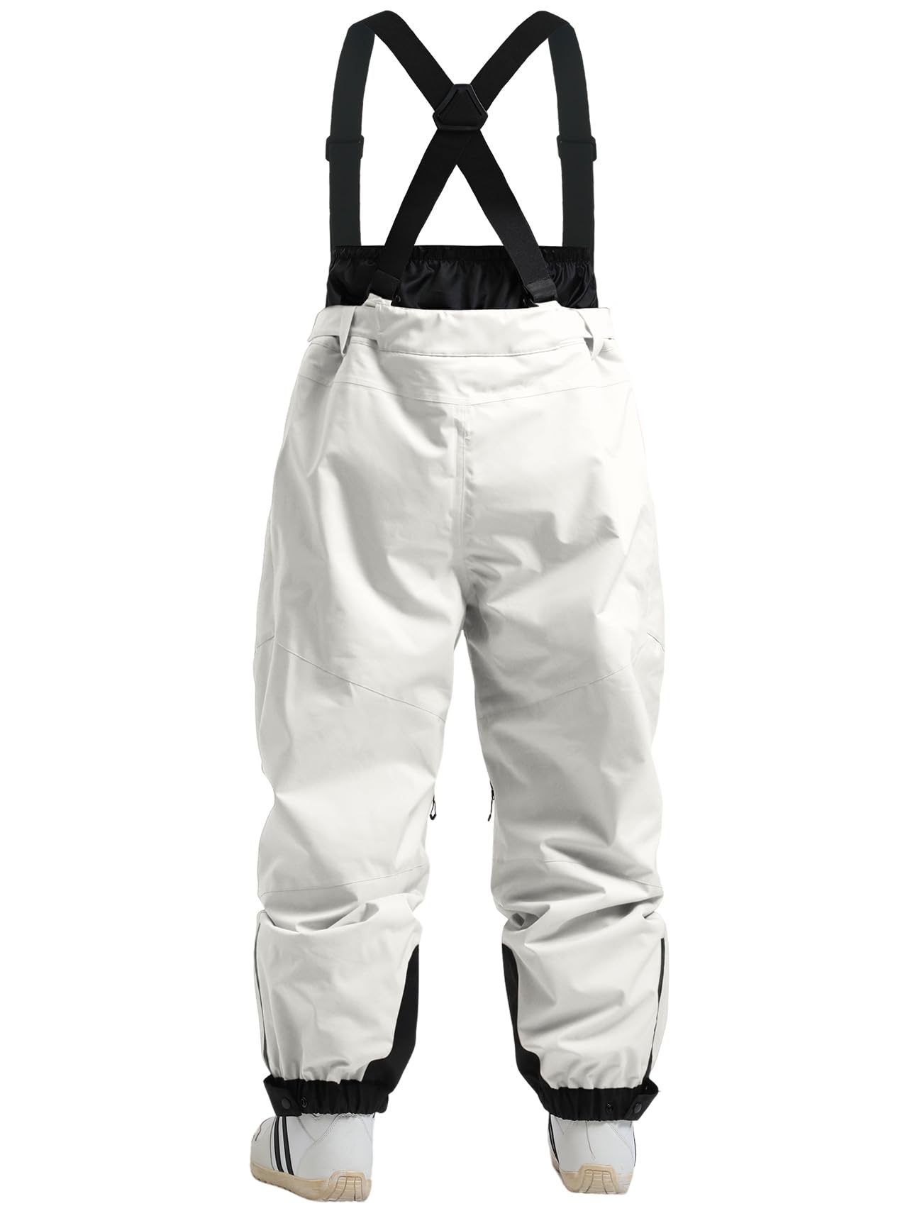 GSOU SNOW Men's & Women's Insulated Waterproof Snow Bibs - Windproof Ski Pants for Snowboarding & Winter Sports | Warm Baggy Overalls for Skiing, Snowboarding & Cold Weather Activities