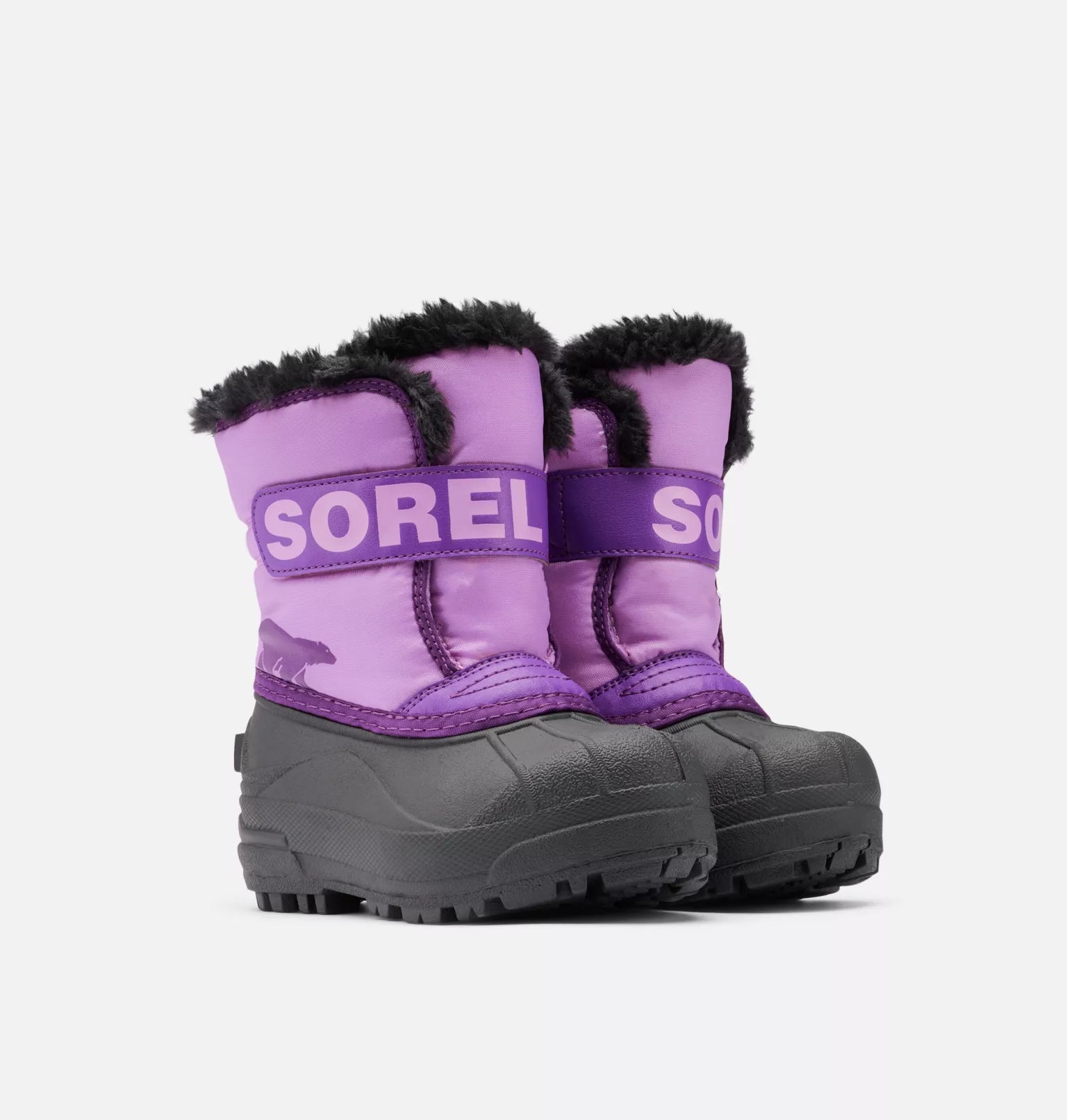 Sorel Gumdrop Purple Violet Toddler Snow Commander Boot - Waterproof Winter Boots for Kids, Warm & Comfortable Snow Boots for Toddlers - Perfect for Snow Play, Outdoor Adventures & Cold Weather