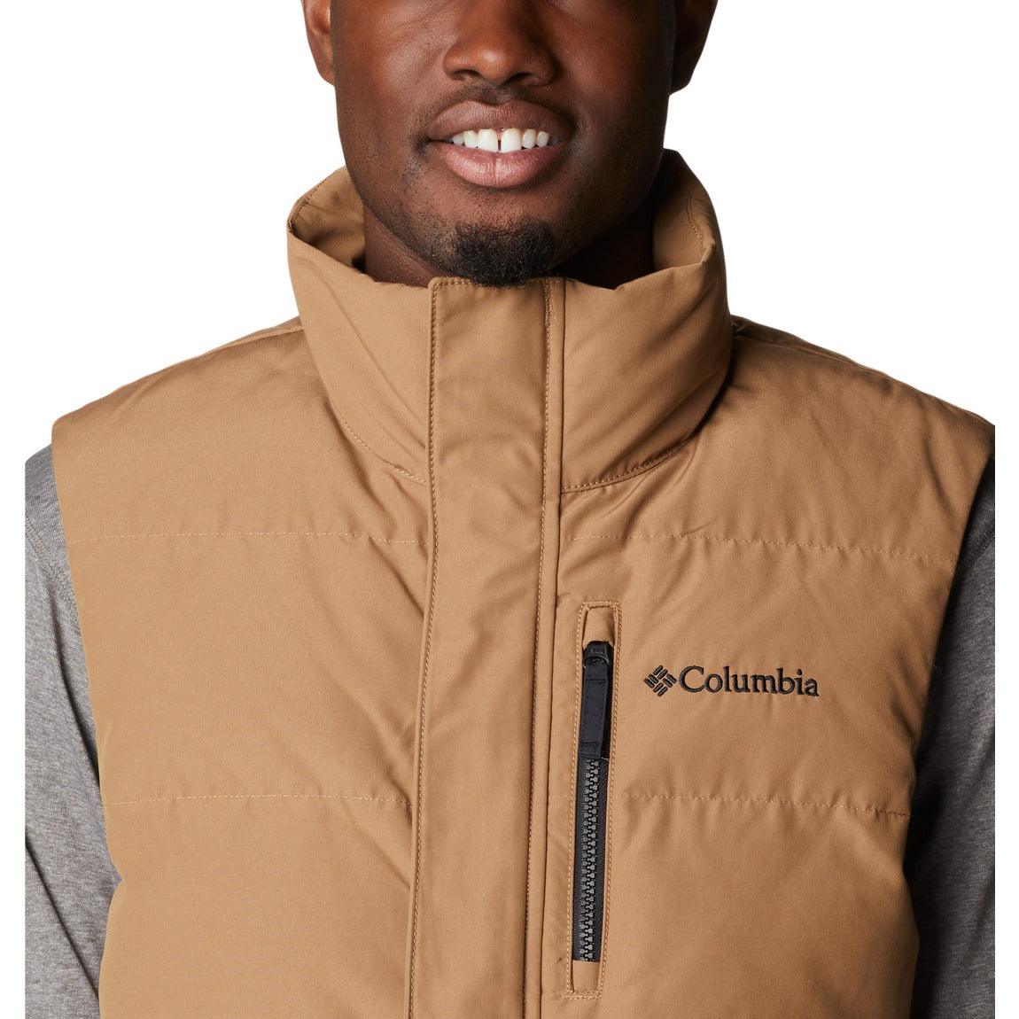 Columbia Marquam Peak Fusion™ Vest for Men - Lightweight Insulated Puffer Vest for Outdoor Hiking, Camping & Winter Activities