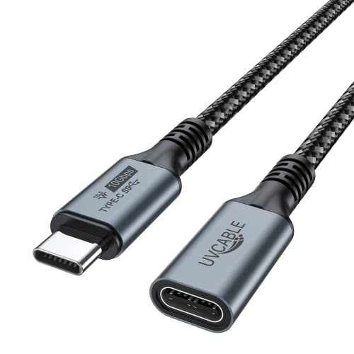 USB C Extension Cable 6.6ft, USB 3.1 Gen2 10Gbps 100W Fast Charging for Laptop & Phone