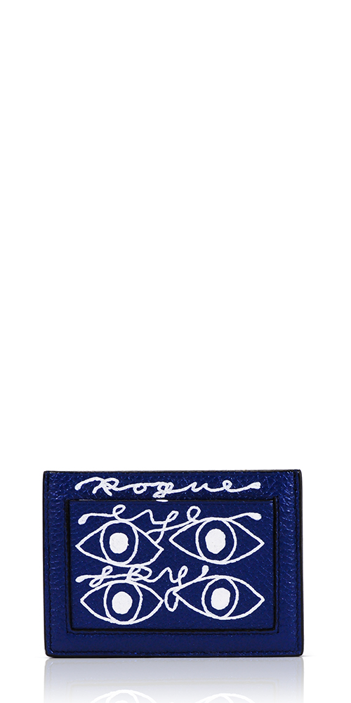Hand Painted Leather Card Holder - RFID Blocking Wallet for Men & Women - Perfect for Travel, Business, and Everyday Use