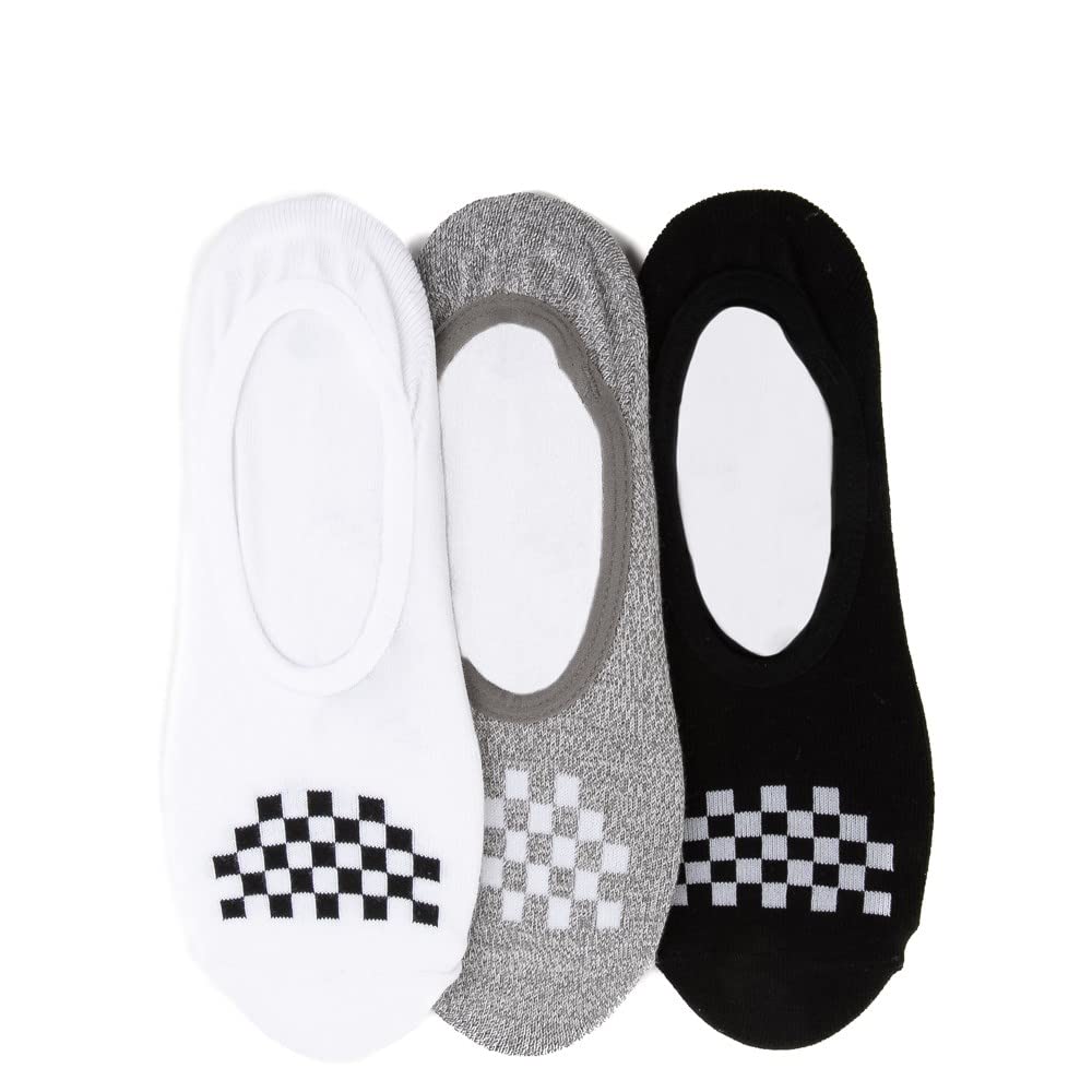 Vans Women's Super No Show Socks - 3 Pack Low Cut Invisible Liner Socks for Sneakers, Flats & Casual Shoes | Comfortable & Breathable Everyday Wear