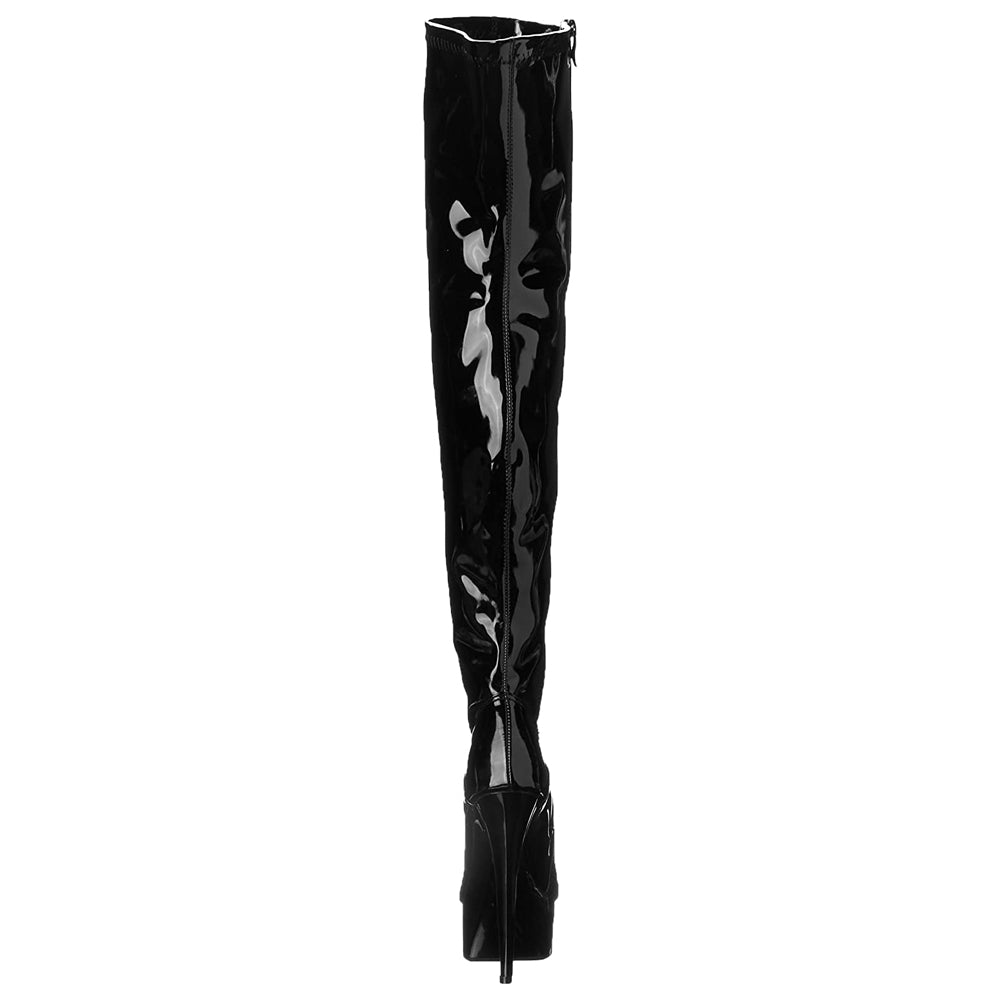 Ellie Shoes Fantasy 6 Inch Stiletto Heel Platform Thigh High Boots for Women - Sexy Party, Nightclub & Cosplay Outfits