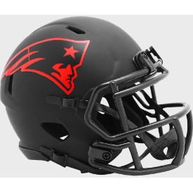 New England Patriots Eclipse Mini Speed Helmet - Officially Licensed NFL Collectible - Perfect for Fans, Display, and Gifting