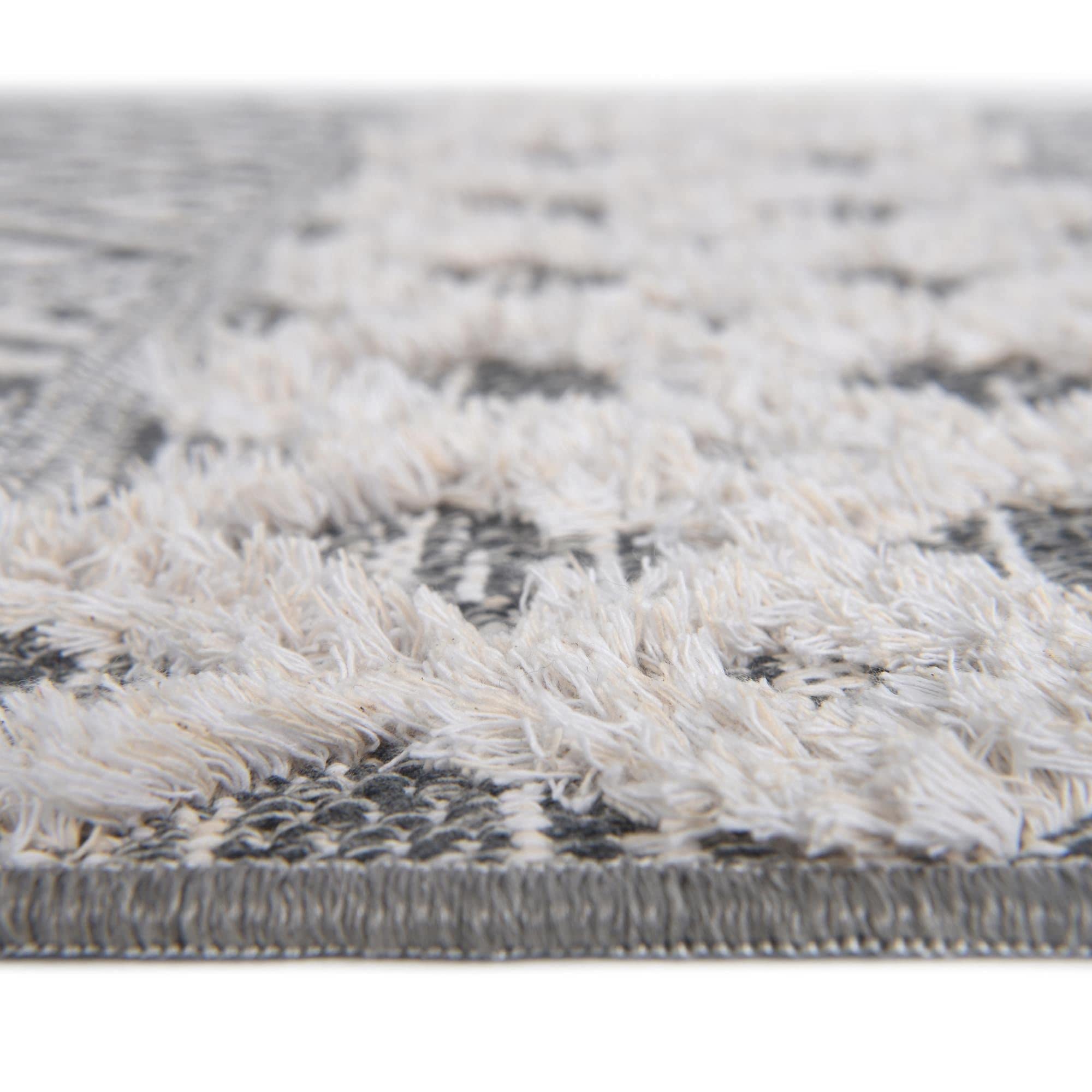 Sabrina Soto Casa Collection 12 Ft Runner Rug - Soft Gray Hallway & Entryway Carpet for Home Decor | Durable & Stylish Floor Mat for High Traffic Areas