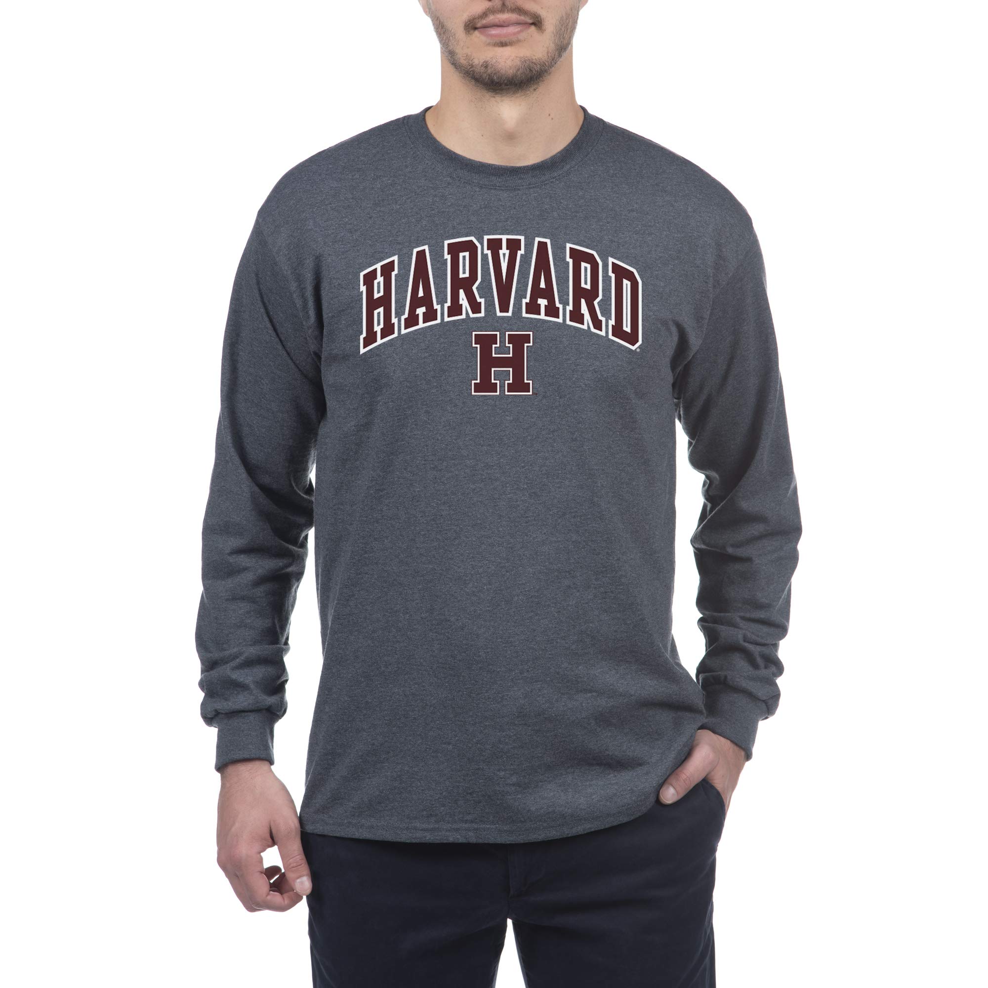 Elite Fan Shop Men's Arch Long Sleeve T-Shirt - Comfortable Cotton Crewneck Shirt for Casual Wear, Workout & Everyday Use