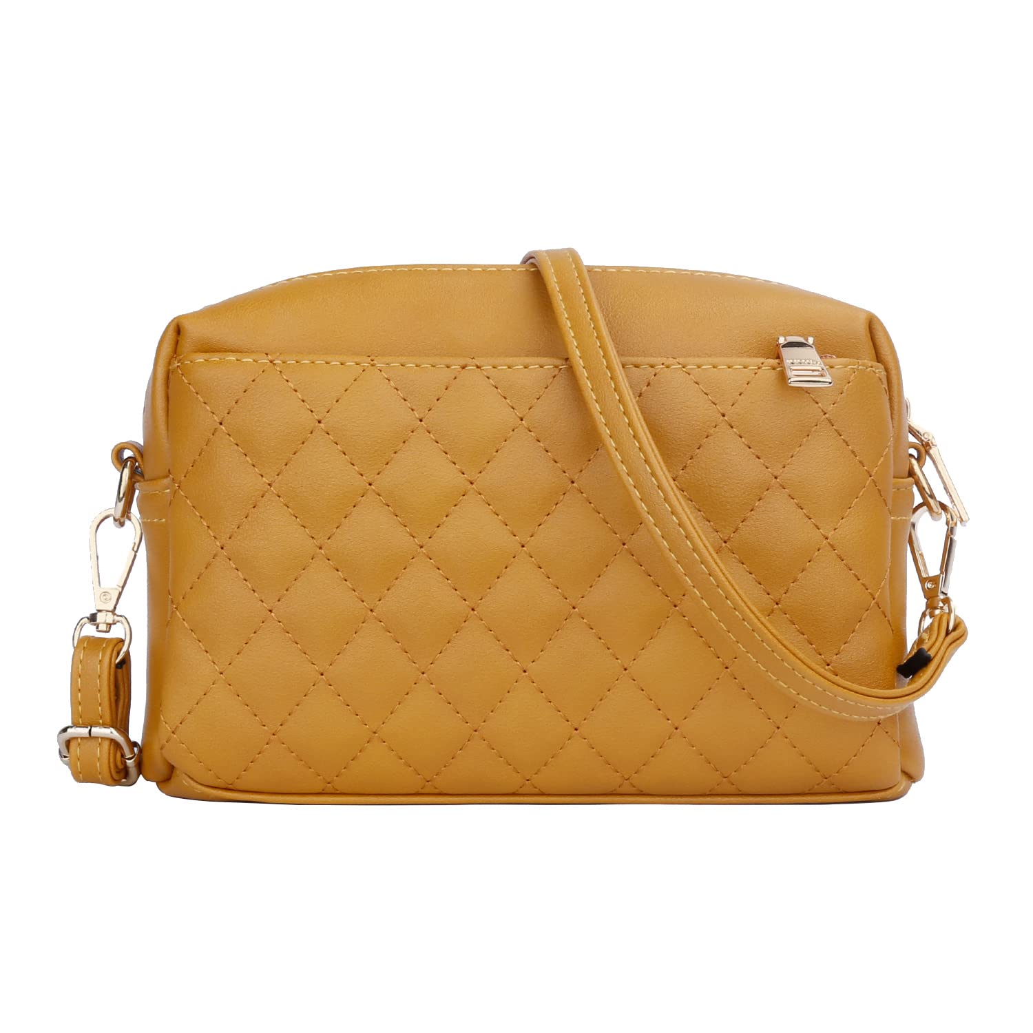 KKXIU Quilted Crossbody Bag for Women - Lightweight & Triple Zip - Perfect for Travel & Daily Use