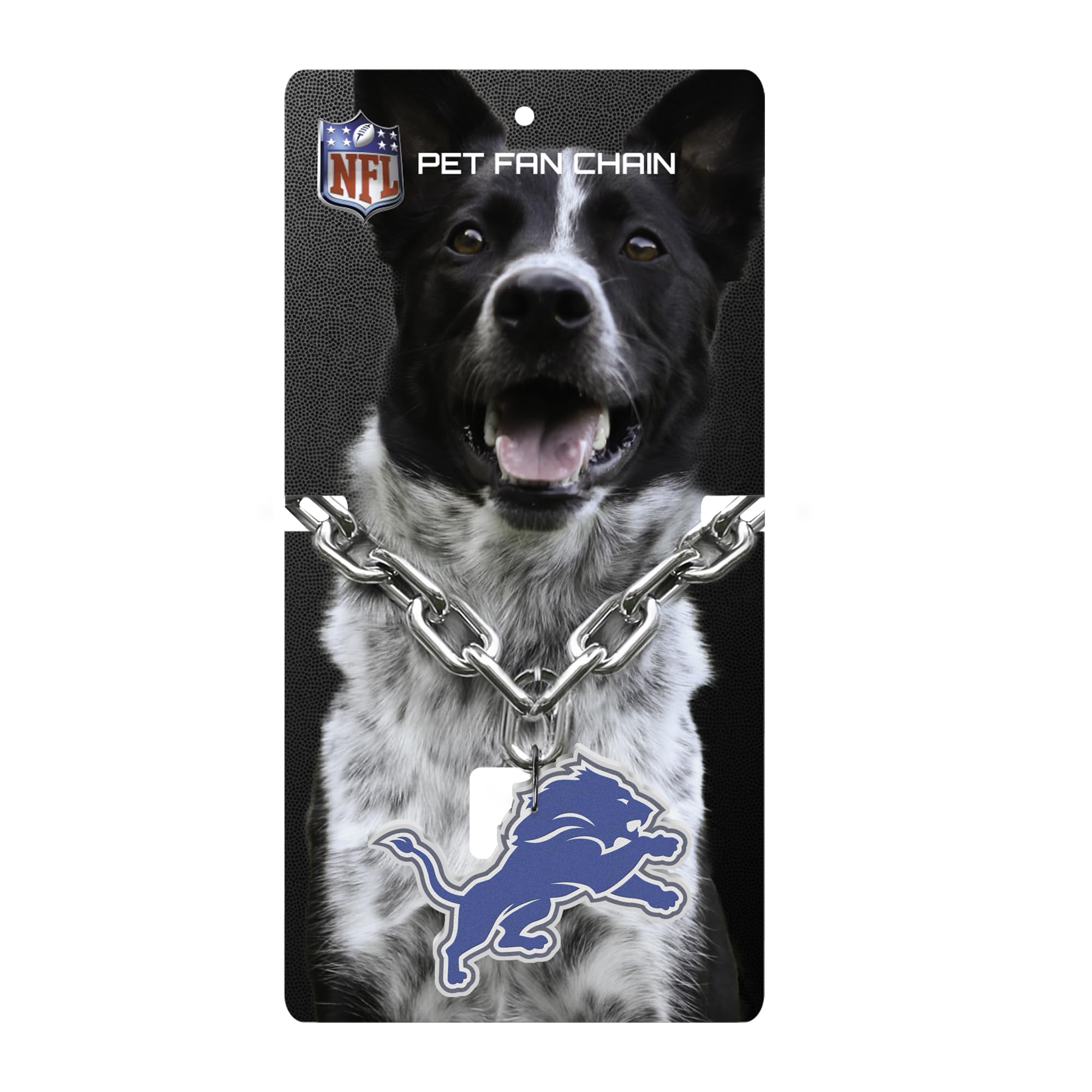 Littlearth NFL Pet Fan Chain - Officially Licensed Dog Collar & Leash Set for Football Fans - Perfect for Game Day, Training, and Outdoor Adventures