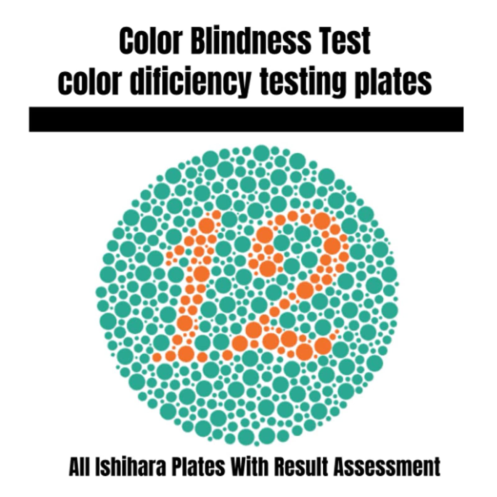 38 Plates Ishihara Color Blindness Test Book - Ophthalmic Optometry & Color Deficiency Test for Drivers & Schools | Perfect for Vision Screening & Eye Exams