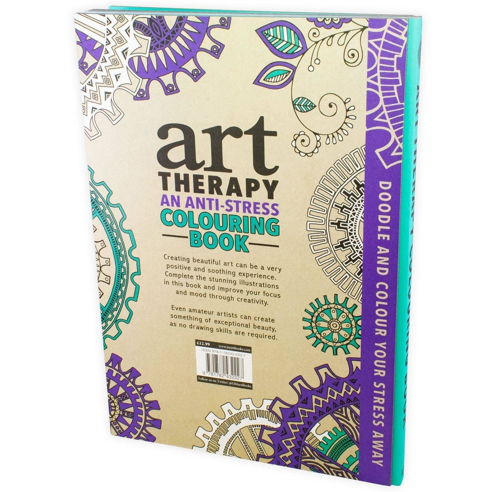 Art Therapy Anti-Stress Coloring Book for Adults - Hardback Edition | Relaxation, Mindfulness & Creative Expression