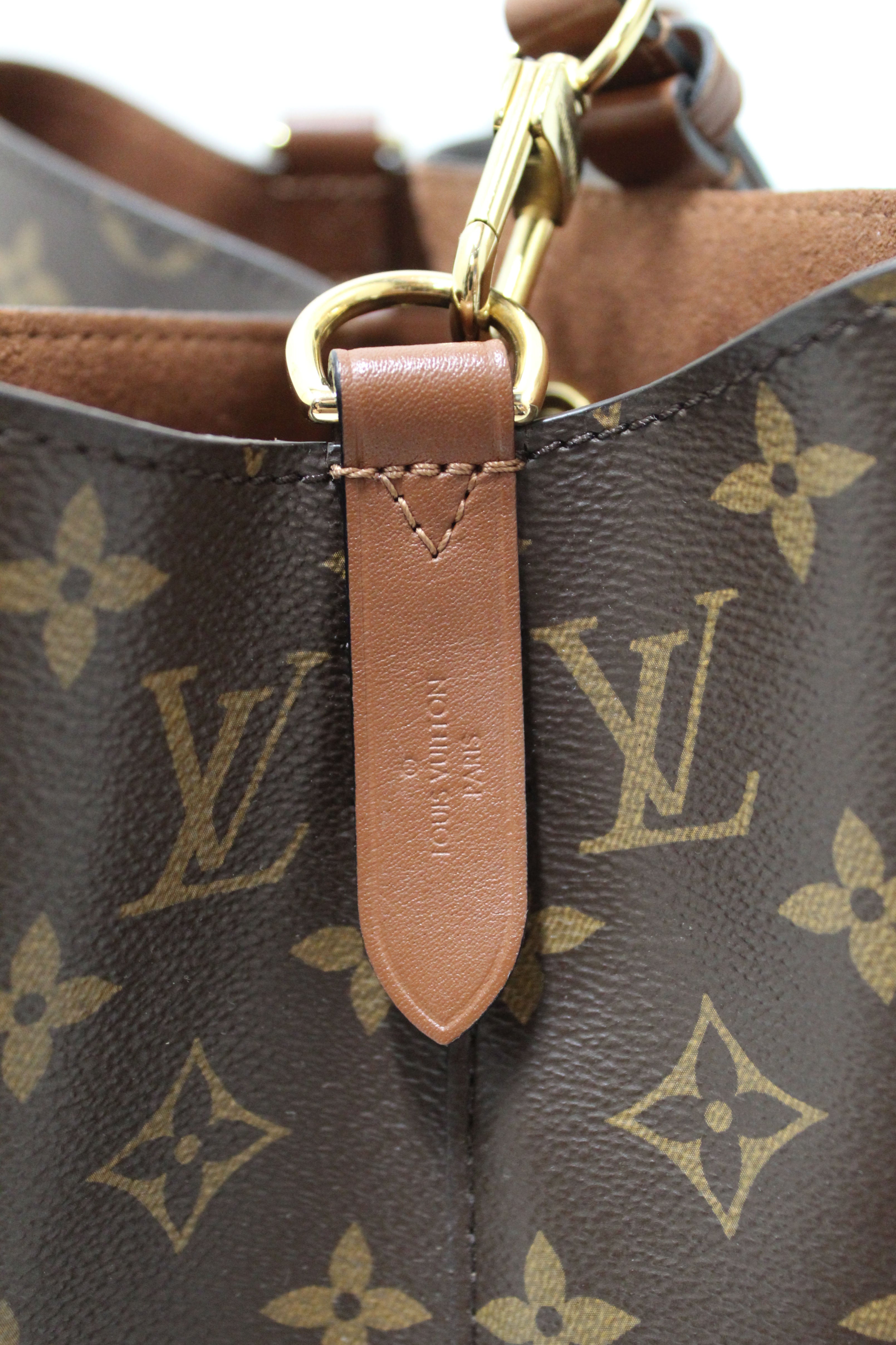 Authentic Louis Vuitton Classic Monogram Brown NeoNoe Shoulder Bag for Women - Luxury Designer Handbag Perfect for Work, Travel & Everyday Use