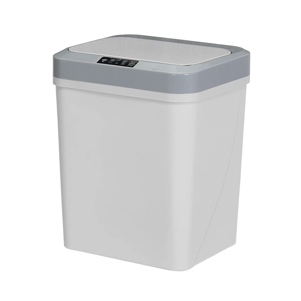 TOMYEUS 15L Smart Sensor Trash Can - Automatic Motion-Activated Garbage Bin with USB Charging, Hands-Free Dustbin for Kitchen, Bathroom, Office & Home Use (Color: Black)