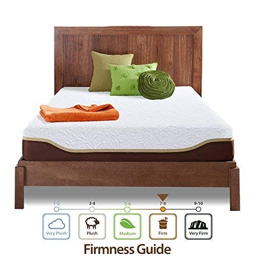 Live & Sleep Elite Gel Memory Foam Mattress - 10-Inch Twin XL Firm Mattress - CertiPUR-US Certified - Cool Bed in a Box for Back Pain Relief - Perfect for Guest Rooms, Dorms & Small Apartments
