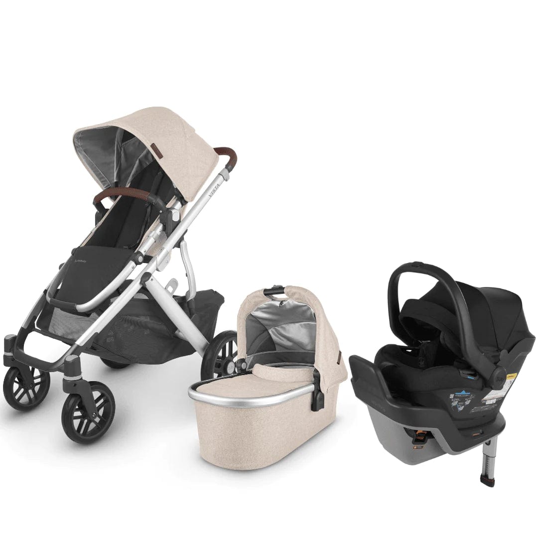 UPPAbaby Vista V2 Stroller Bundle with Mesa Max Infant Car Seat - Lightweight Travel System for Newborns & Toddlers - Perfect for City Walks, Shopping & Family Outings