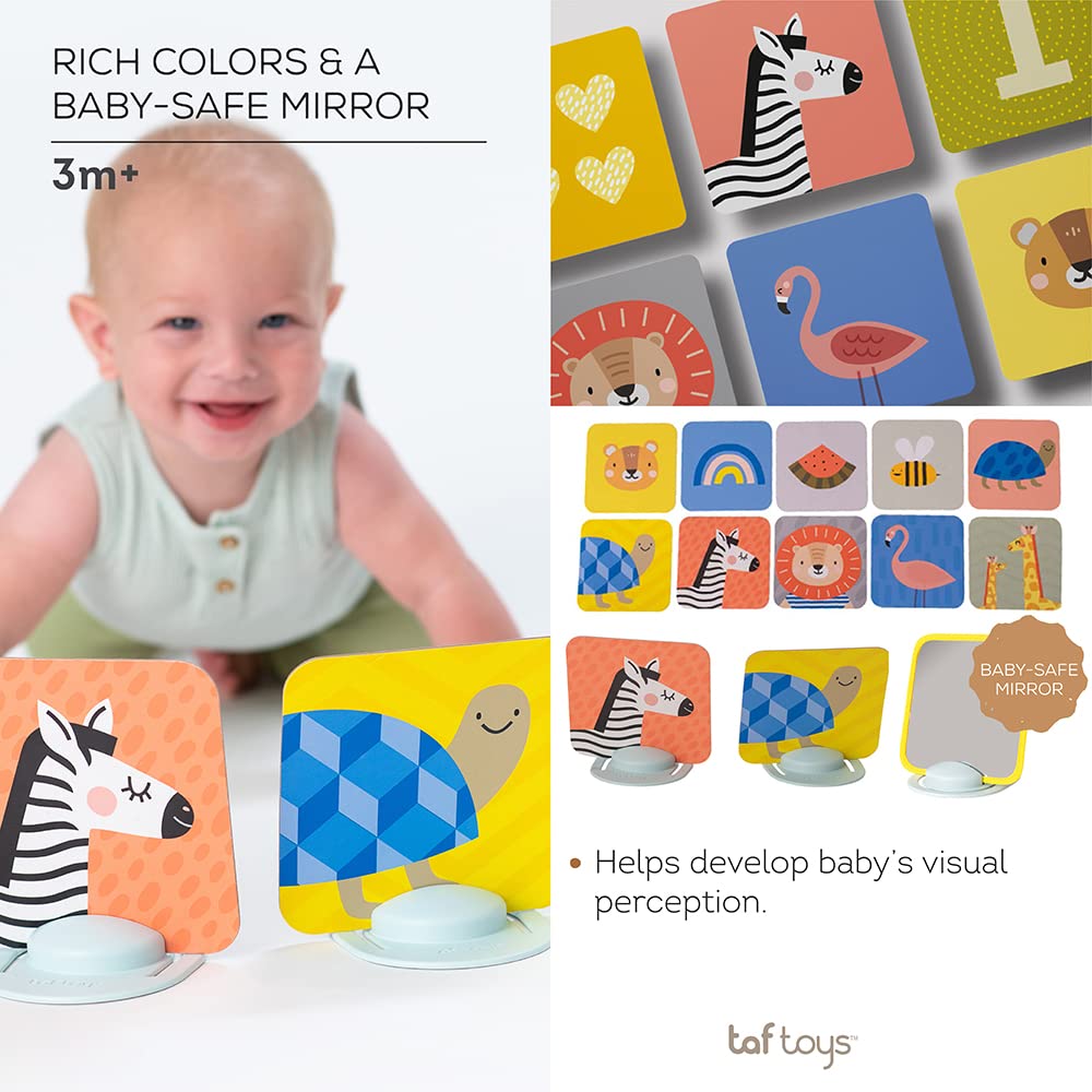 Taf Toys - 12835 - Activity Cards for Babies & Toddlers - Educational Learning Games for Early Development - Perfect for Playtime & Travel