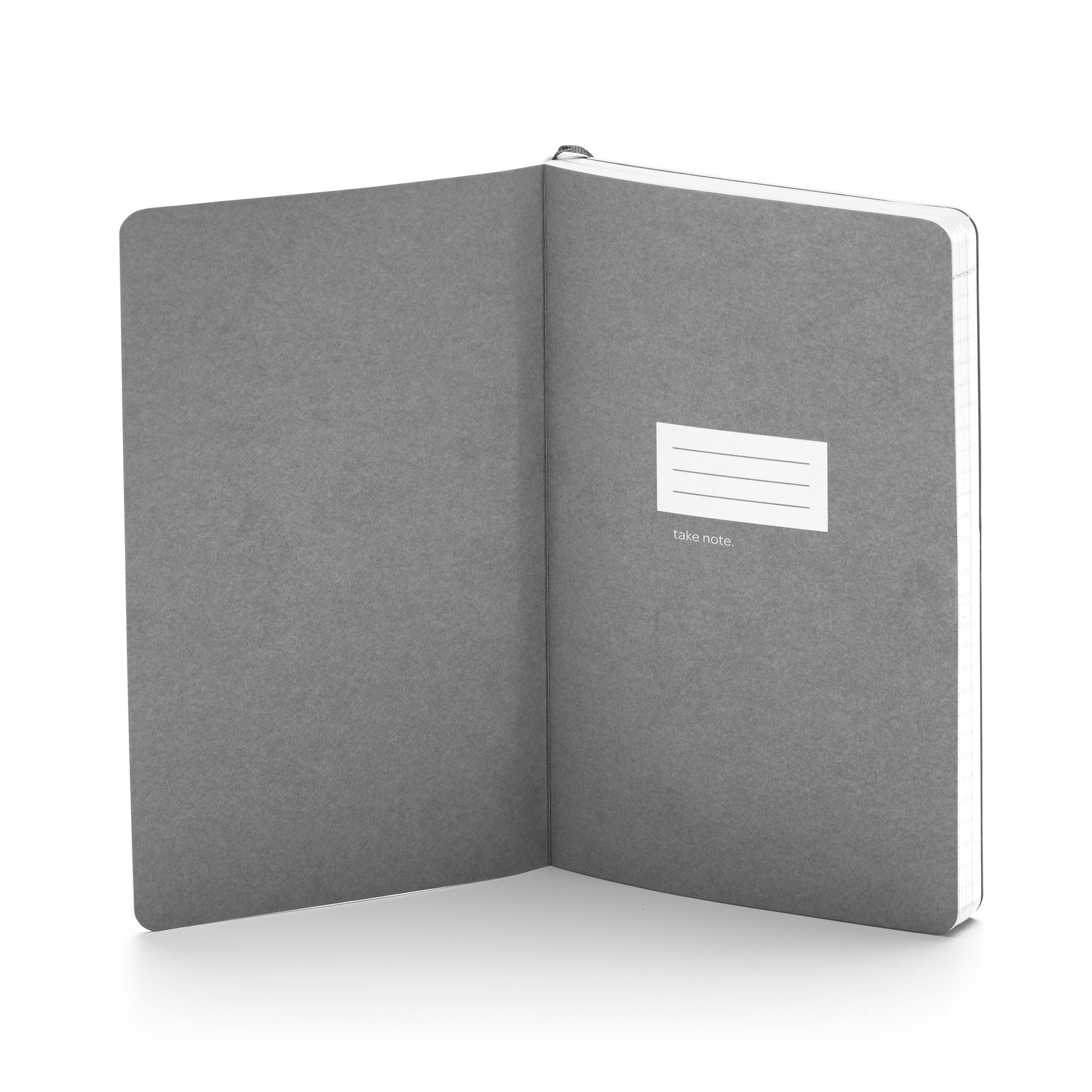 Premium Gunmetal Hard Cover Notebook - Medium Soft Lined Pages for Writing, Journaling & Note Taking - Ideal for Office, School & Creative Projects