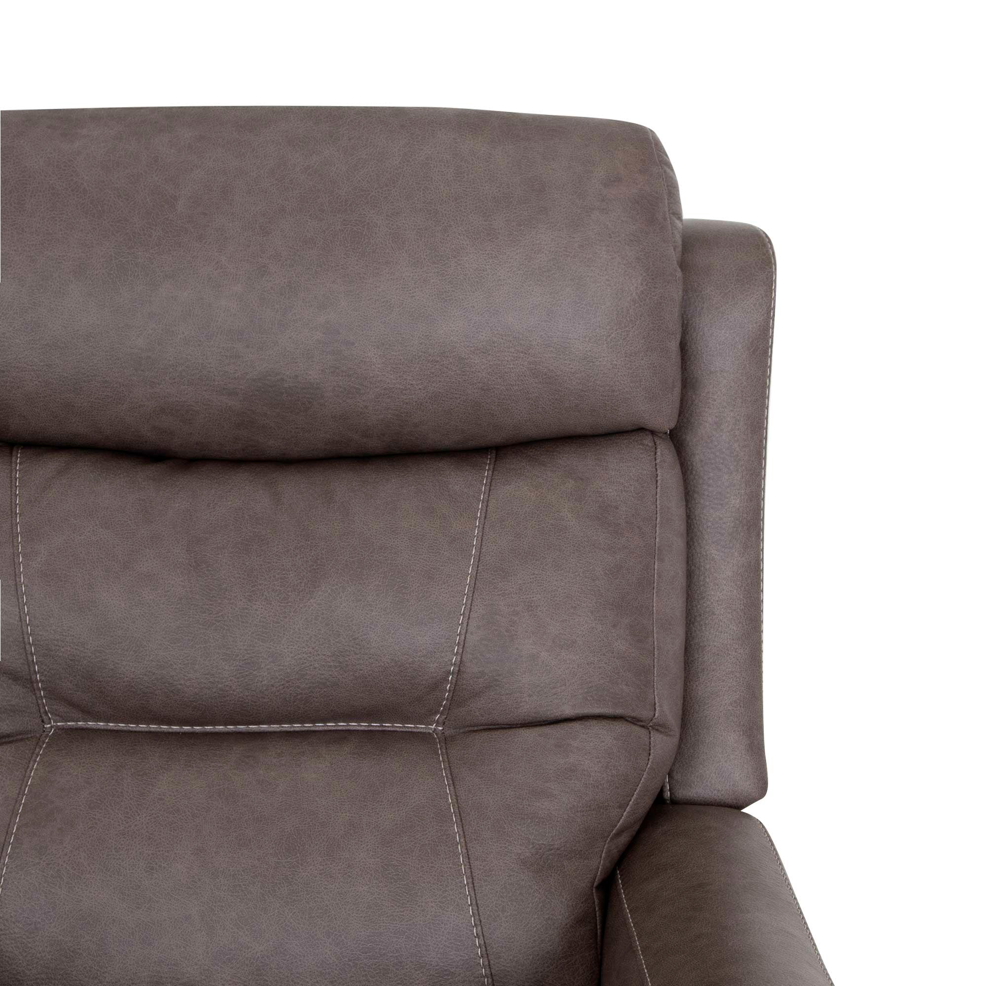Lombard Power Rocker Recliner Chair - Electric Lift Reclining Sofa with Massage & Heat - Perfect for Living Room, Home Theater, and Elderly Comfort