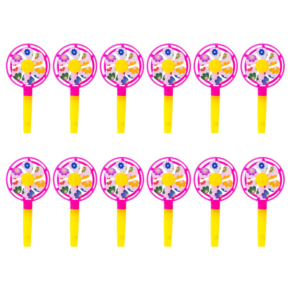 Jojofuny 24pcs Colorful Windmill Whistle Toys for Kids - Musical Developmental Baby Toys, Toddler Party Favors & Gifts (Random Colors) - Perfect for Outdoor Play, Birthday Parties & Early Childhood Learning