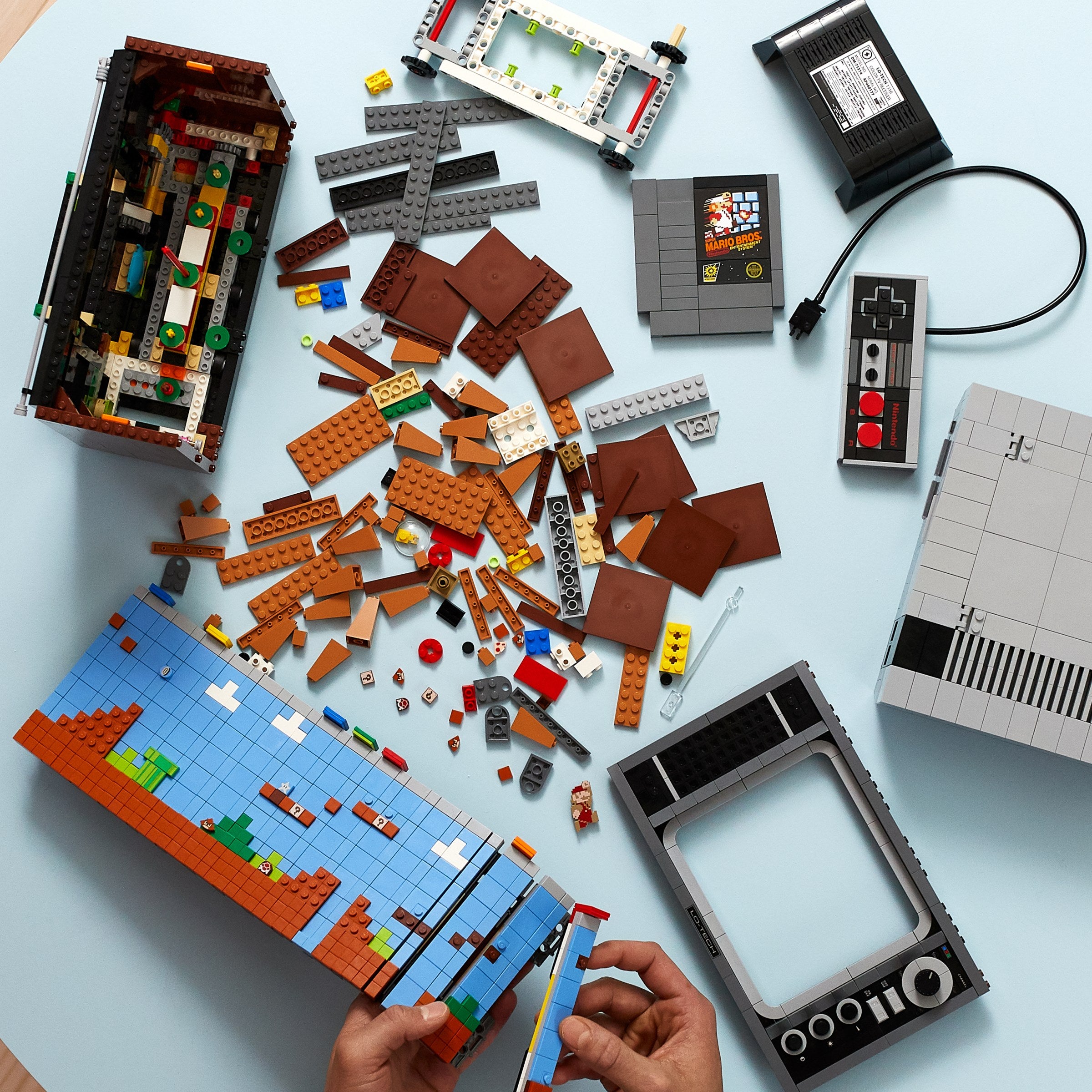 LEGO 71374 Nintendo Entertainment System Building Kit - Retro Gaming Set for Adults & Kids - Perfect for Collectors & Gamers - Build & Display Your Own NES Console