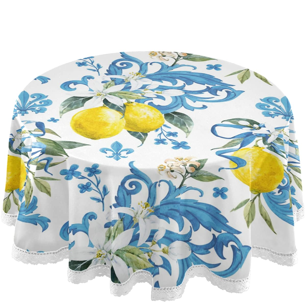 Sicilian Style Round Tablecloth 60